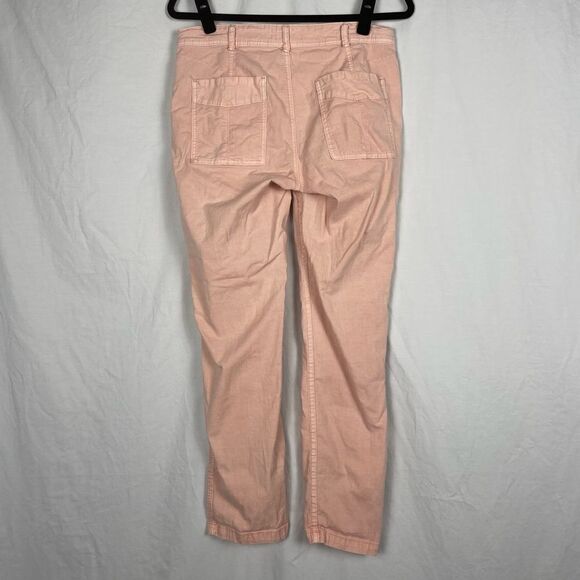 Anthropologie Pink Linen Blend The Wanderer Utility Pants - Women’s  28 - Picture 3 of 9